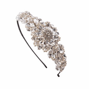 Designer diamante bridal headpiece