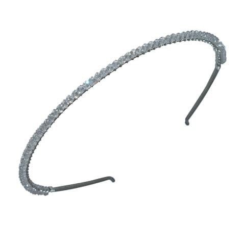 Single small crystal bridal headband