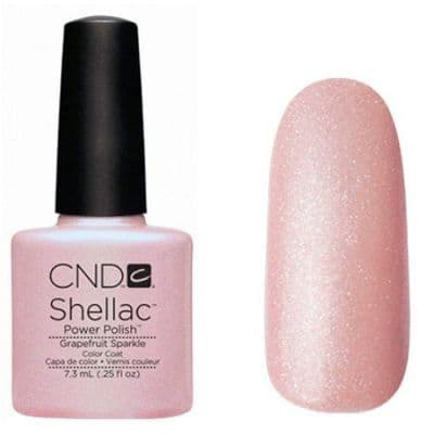 CND Shellac Grapefruit Sparkle