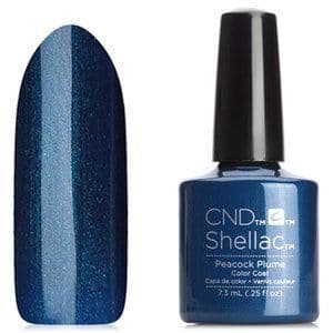 CND Shellac Peacock Plume