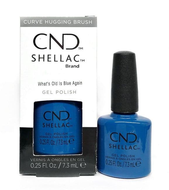 Shellak Old CND Shellac Upcycle Chic - Whats Old Is Blue Again