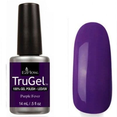 EzFlow Trugel Led/UV Gel Polish - Purple Fever - 0.5oz/14ml
