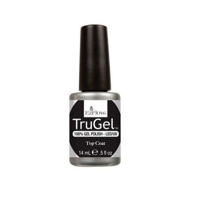 EzFlow Trugel Led/UV Gel Polish - Top Coat - 0.5oz/14ml