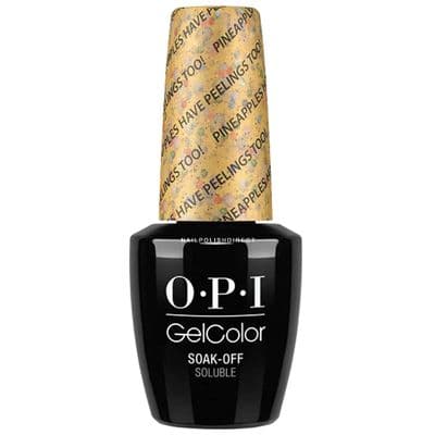 OPI Gelcolor Pineapples have peeling too