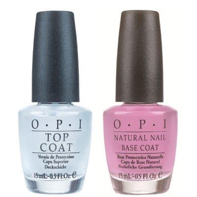 OPI Nail Polish  -  DUO BASE COAT & TOP COAT - VALUE PACK