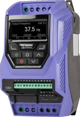 Invertek ODP-2-24400-3KF42-MN Optidrive P2 4.0kW 9.5A 3PH-3PH IP20
