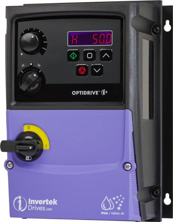 Invertek Optidrive E2 0.37kw ODE-2-12037-1KB1Y IP66 Inverter