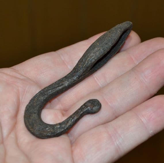 A 16th/17th Century (Maritime?) Iron hook from the River Thames, London. SOLD