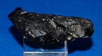 A Black Indochinite Tektite found in Thailand. SOLD