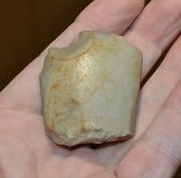 A blade end fragment from a Neolithic polished stone axe head , France. SOLD