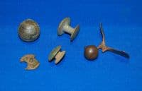 A cheap group of 6 assorted Celtic bronze artefacts, British. SOLD