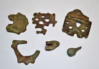 A cheap lot of 6 x  Viking bronze artefacts, found Norfolk. SOLD
