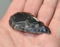 A compact, finely worked and excellent Neolithic flint spear head, Yorkshire Wolds. SOLD