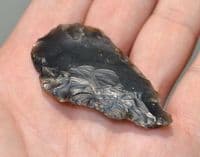 A compact, finely worked and excellent Neolithic flint spear head, Yorkshire Wolds. SOLD