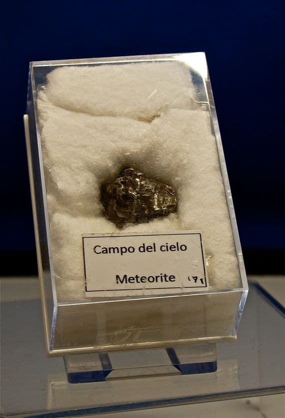 A decent sized (17g) and attractive Meteorite fragment from the Cielo Del Campo Meteorite. SOLD