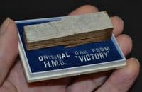 A genuine piece of Oak recovered from H.M.S. Victory during renovation work (K36) SOLD