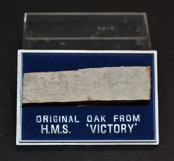A genuine piece of Oak recovered from H.M.S. Victory during renovation work (K36) SOLD