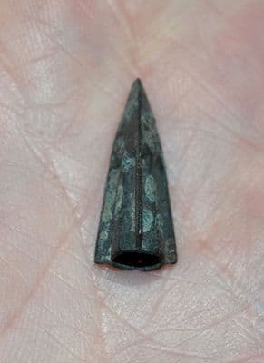 A good Ancient Greek / Graeco-Scythian bronze Tri-sided socketed arrowhead (A1) SOLD
