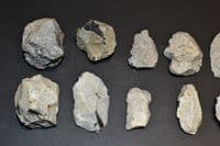 A good collection of 12 x Mesolithic Portland Chert flaked cores, scrapers & blades (N21) SOLD