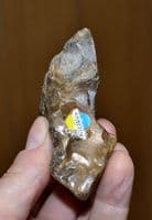A good Lower Palaeolithic pointed flint hand axe, River Stour, Harkstead, Suffolk. SOLD