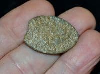 A good Medieval lead Vesica seal, Buckinghamshire.