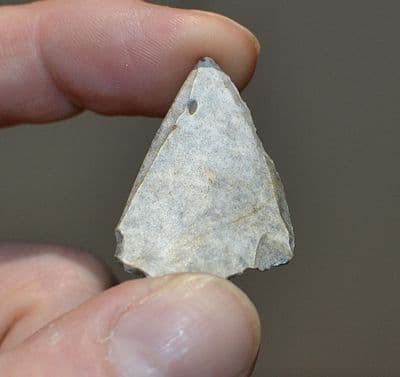 A good Mesolithic Portland Chert flake arrowhead, Portland Bill, Dorset (N18) SOLD