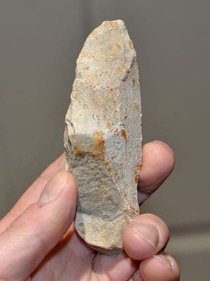 A good Mesolithic Portland Chert flaked hand pick, Portland Bill, Dorset (N13) SOLD