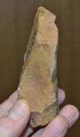 A good Paleolithic Mousterian (Neanderthal) flint hand axe , France.