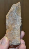 A good Paleolithic Mousterian (Neanderthal) flint hand axe , France.