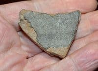 A good shard of Romano Egyptian pottery from small Amphora, Luxor, Egypt.