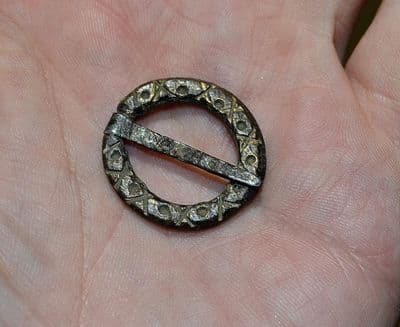 A good sized and excellent decorative Medieval Annular Brooch complete with pin. SOLD