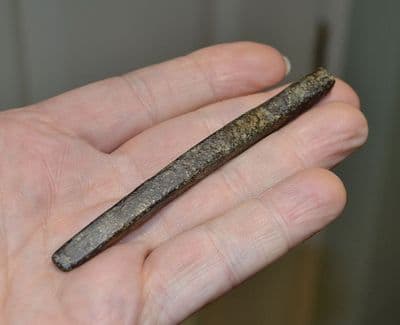 A good sized and excellent Roman craftsman's bronze chisel, Germany SOLD