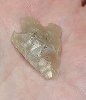 A good sized & nicely worked Early Bronze age Barbed & Tanged flint arrowhead, Botley, Hants, SOLD