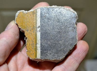 A good sized & rare segment of Roman painted Fresco, Villa site, Port of Ostia, Nr.Rome, Italy SOLD