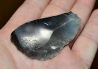 A good sized, well worked and attractive Neolithic flint knife / scraper, Holbrook, Suffolk. SOLD