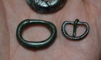A great value group of 3 x Anglo Saxon bronze Buckles found in North Yorkshire. SOLD