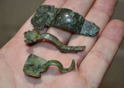 A great value group of 3 x Anglo Saxon Brooches found near Northampton. SOLD