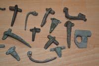 A great value study / retail lot of 19 x assorted lower grade Celtic/Roman bronze brooches SOLD