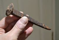 A huge and impressive Roman Iron nail excavated in Jerusalem, Old collection (K22) SOLD