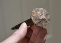 A huge and impressive Roman Iron nail excavated in Jerusalem, Old collection (K22) SOLD