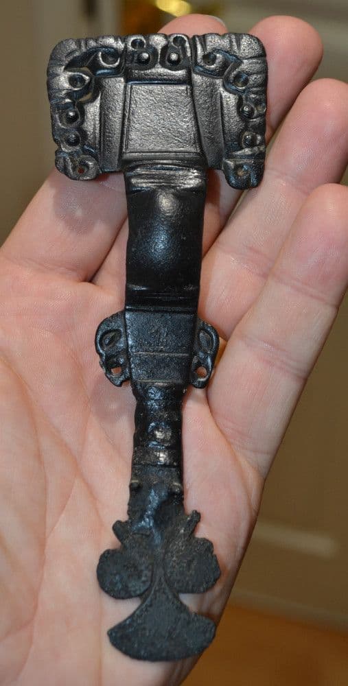 A huge, rare and superb Early Anglo Saxon square headed plate brooch, Yorkshire, (No.2)