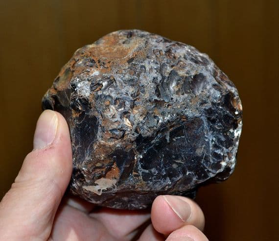 A large (0.7kg), rare & extremely early Lower Paleolithic Flint hammer stone, Happisburgh, SOLD