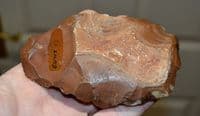 A large and attractive Upper Paleolithic Egyptian Cordiform flint hand axe,  Egypt. (AX1) SOLD
