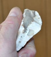 A large and excellent flint Mesolithic  blade / side scraper, Portland Bill, Dorset (N116) SOLD