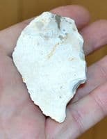 A large and excellent flint Mesolithic  blade / side scraper, Portland Bill, Dorset (N116) SOLD