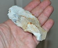 A large and excellent Mesolithic tanged flint knife / saw from Dorset SOLD