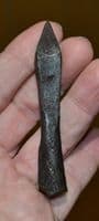A large and excellent quality Medieval socketed iron Cross Bow bolt, West Midlands. SOLD