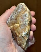 A large and heavy Lower Paleolithic (Acheulian) chert Chopper, Broom Pit, Devon/Dorset (N114)