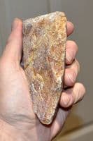 A large and heavy Lower Paleolithic chert Trihedral hand axe, Broom Pit, Devon/Dorset (N52)