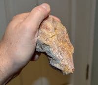A large and heavy Lower Paleolithic chert Trihedral hand axe, Broom Pit, Devon/Dorset (N52)